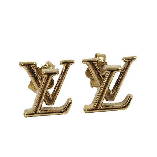 Louis Vuitton LV Iconic Earrings Plated Gold