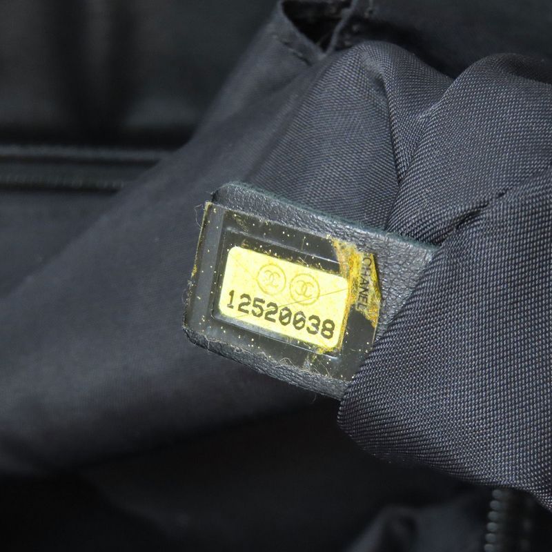 Chanel Paris Biarritz Silver Hardware Tote Bag Calf Women