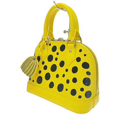 Louis Vuitton M21700 Epi Alma BB × Yayoi Kusama Jone Noir