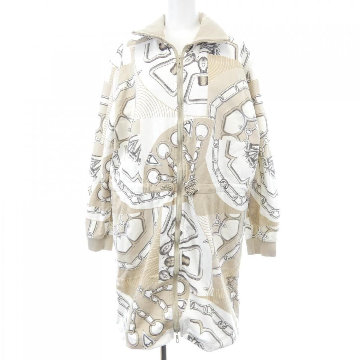 Hermes Kaleidoscope Dress White 40