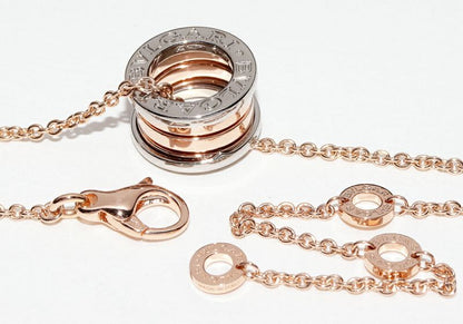 Bulgari Pendant Necklace 18K Pink Goldx18k White Gold Bzero1 Perfect Mistake