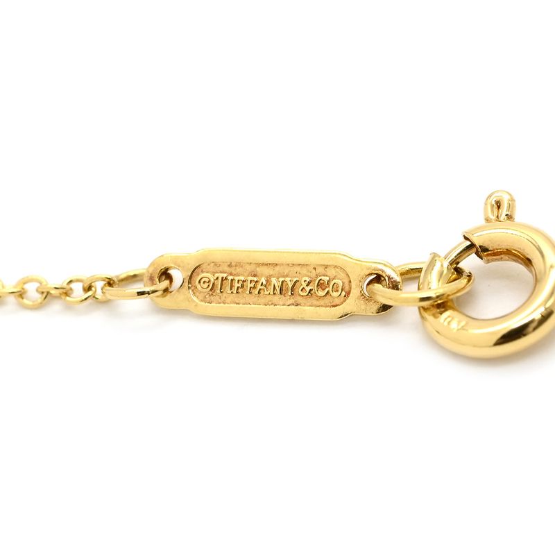 Tiffany & Co Tiffany & Co Necklace Fleur de Lis Stem 18k Yellow Gold Diamond