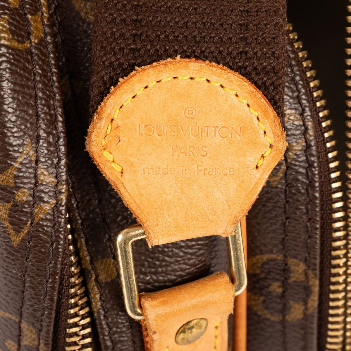 Louis Vuitton Reporter Brown Monogram Canvas Shoulder Bag — view 10