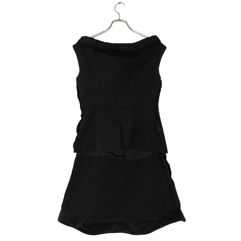 Louis Vuitton Rw131 a F3 Bl22 pfc Sk14 Nylon Sleeveless Vest Flared Skirt Set — view 2
