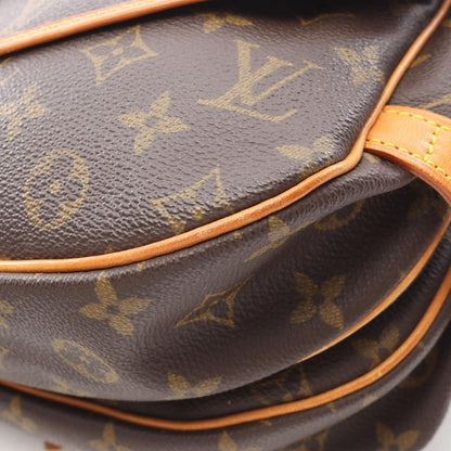 Louis Vuitton Shoulder Bag Saumur 30 Canvas Leather — view 8