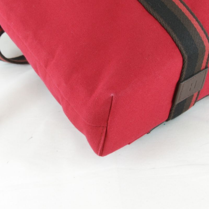 Hermes Troca Horizontal MM Tote Bag Canvas/leather Ladies