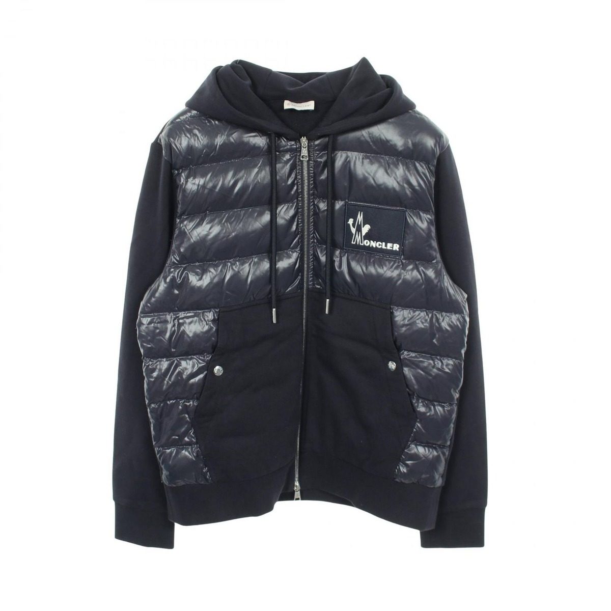 Moncler Down Jacket with Hood Switchable Nylon