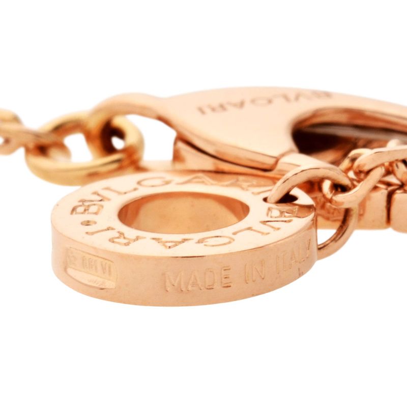 Bulgari Bvlgari DIVA Dream Necklace With Diamonds 351143 18K Pink Gold 73g