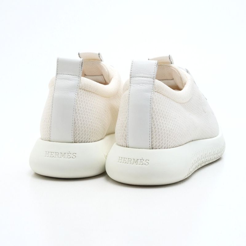 Hermes TEAM Sneakers Size 36 Team Double Face H Logo Mesh Low Cut Sneakers Made