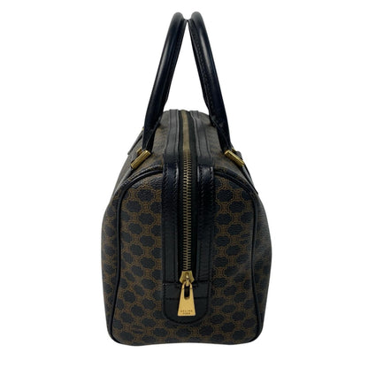 Celine Black Macadam Pattern Mini Boston Bag — view 4