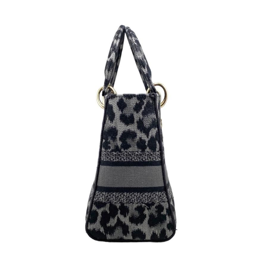 Christian Dior Handbag Shoulder Bag Lady D-lite Medium Bag M0565orhm Leopard