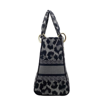 Christian Dior Handbag Shoulder Bag Lady D-lite Medium Bag M0565orhm Leopard