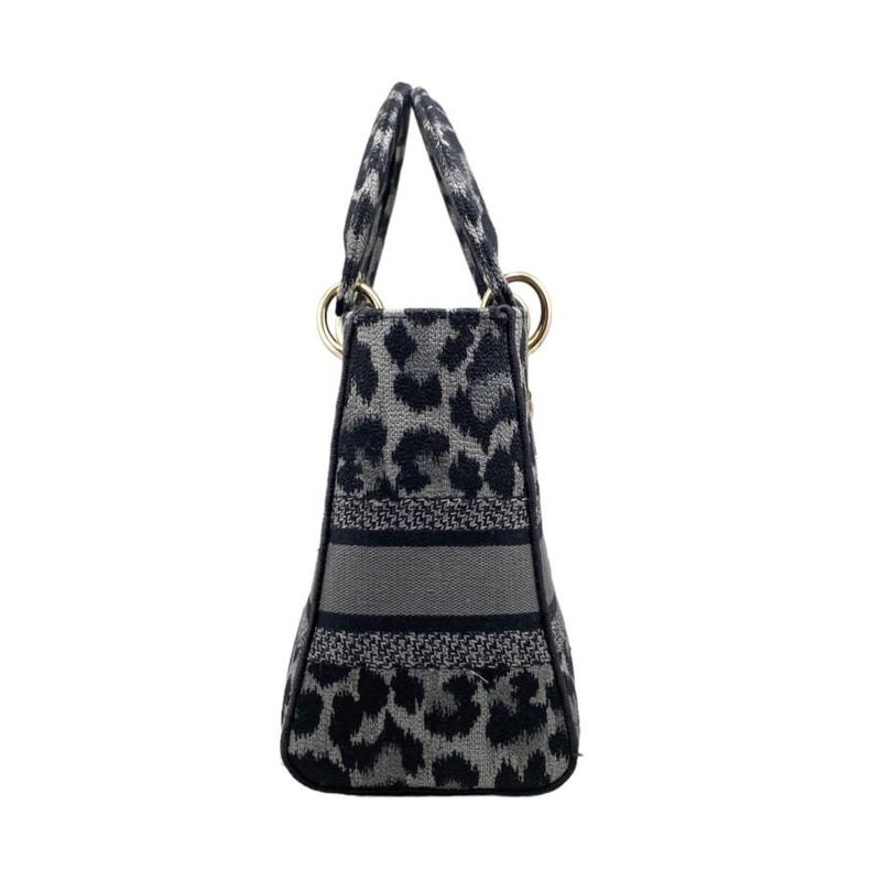 Christian Dior Handbag Shoulder Bag Lady D-Lite Medium Bag M0565orhm Leopard