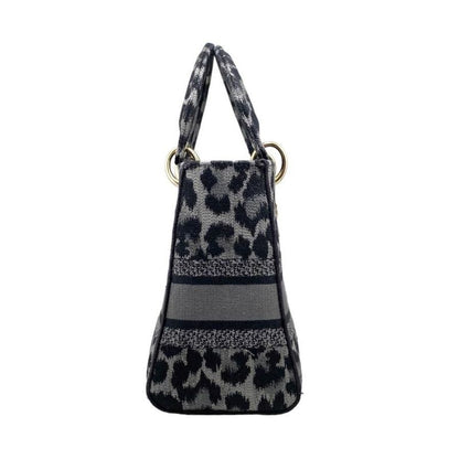 Christian Dior Handbag Shoulder Bag Lady D-Lite Medium Bag M0565orhm Leopard
