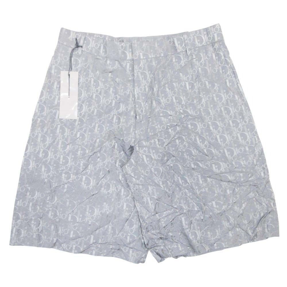 Dior Homme Oblique All Over Pattern Shorts Bermuda Pants Short 48 Gray