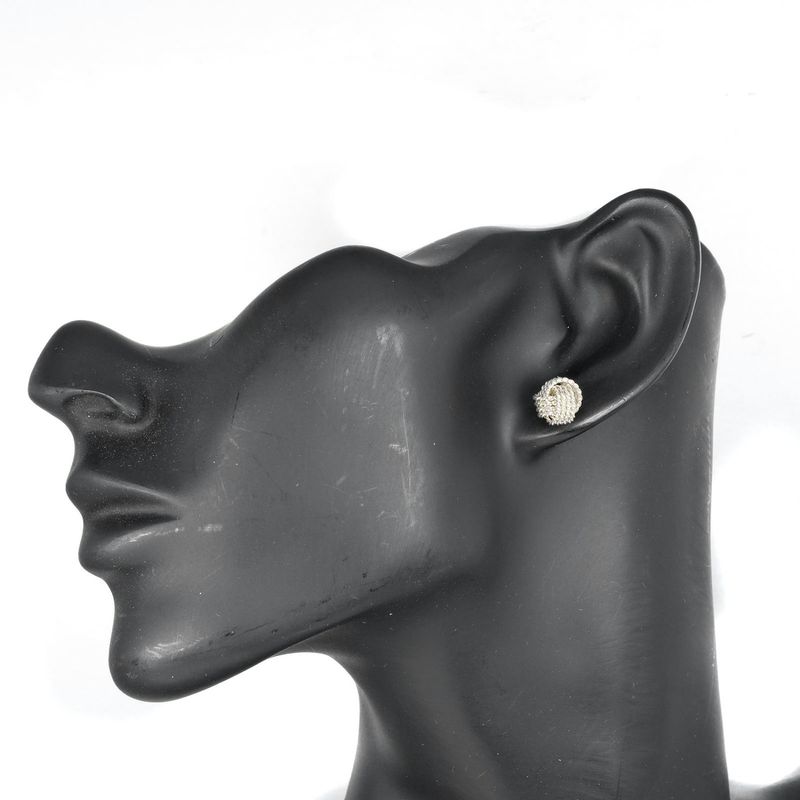 Tiffany & Co Somerset Twisted Knot 925 Silver Ladies 2.75g Earrings