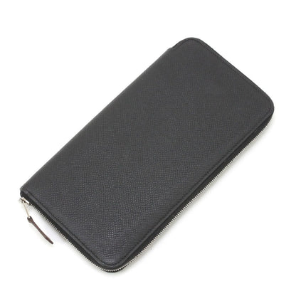 Hermes Long Wallet Azap Silk-in Epson Leather Black