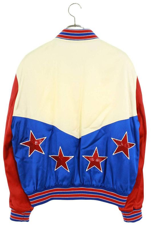 Celine 2v35n851c Embroidered American Teddy Blouson Men's 46