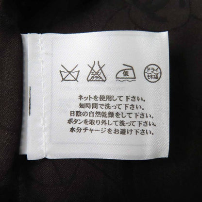 CHANEL Vintage P24398 04A Front Hook Cut-off Tweed Jacket With Ribbon And Coco