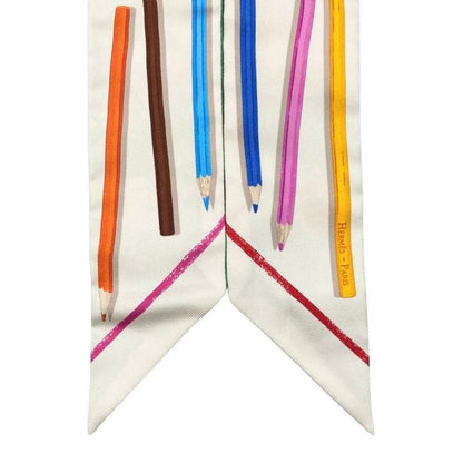 Hermes Silk Scarf Twilly Come on Get Out Your Colored Pencils! Carre Libre
