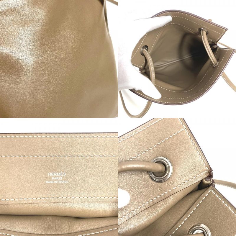 Hermes Shoulder Bag Sac Aline Mini Sac Aline Mini Leather Etoupes Gray