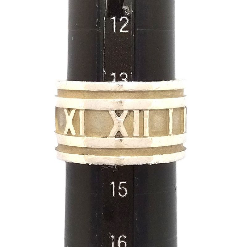 Tiffany & Co Tiffany & Co Atlas Wide Ring Ring Approx Size 14 Sv925 101 G Silver