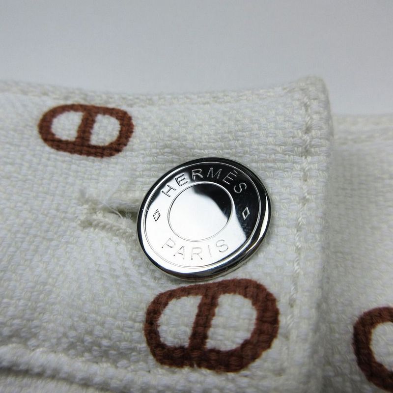 Hermes 25ss Chaine Dancre Chaine D'ancre All-Over Print Shorts Size XS Women