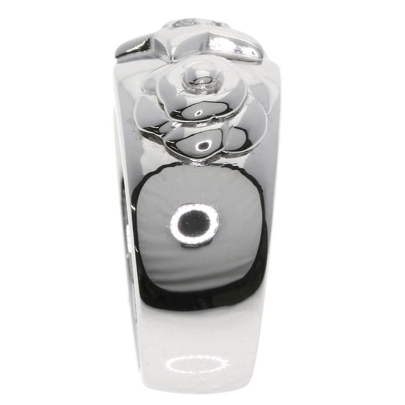 Chanel Three Symbols Diamond Ring - 18K White Gold Ladies