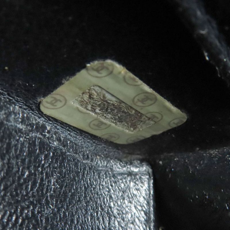 Chanel Chain Bag Coco Mark Silver Hardware Handbag Enamel Women