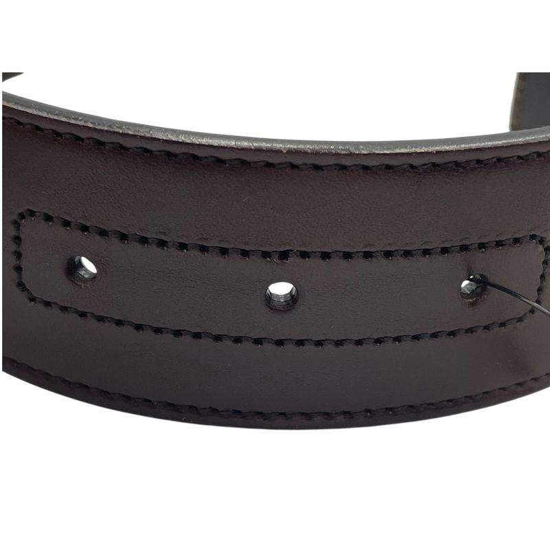 Gucci Belt GG Logo Silver Leather