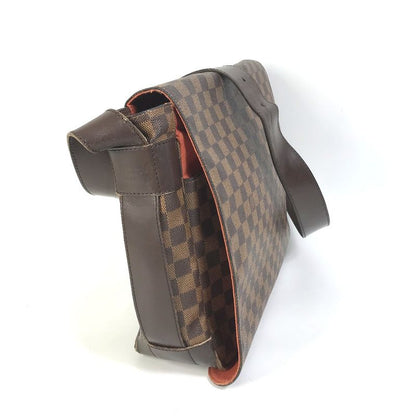 Louis Vuitton Shoulder Bag Bastille M45258 Damier Canvas Ebène Brown