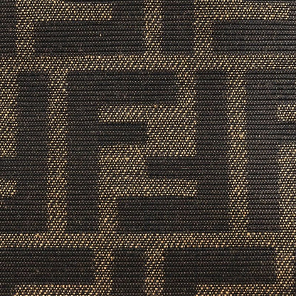 Fendi Pouch Brown FF Jacquard Fabric Brown