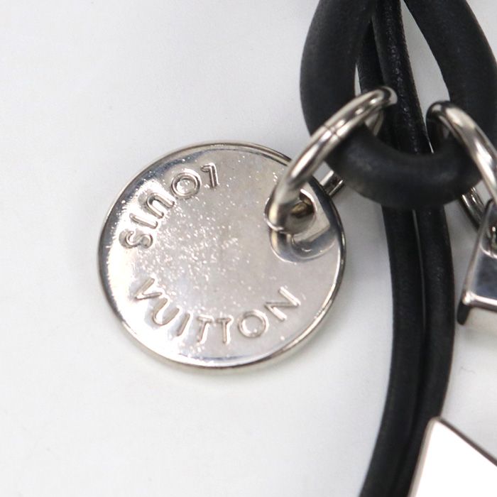 Louis Vuitton Porte Cles LV Rope M66497 Key Ring Metal Leather Men's