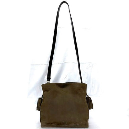 Loewe Drawstring Shoulder Bag Flamenco 30 Brown Anagram