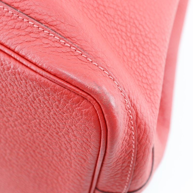 Hermes Garden Party PM Negonda Red □R Ladies Tote Bag