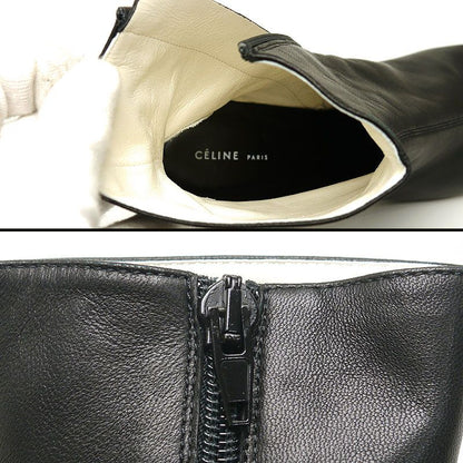 Celine Short Boots 36 Black Heel Approx 8cm (3.15in)