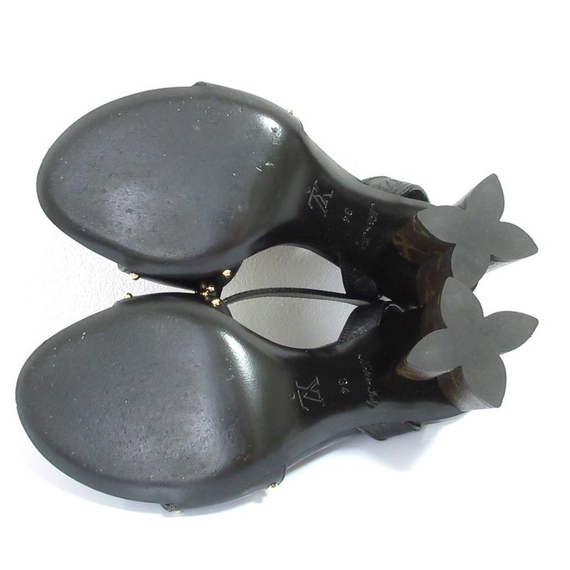 Louis Vuitton Silhouette Line Studded Strap Sandals Size 34 Approx 22cm