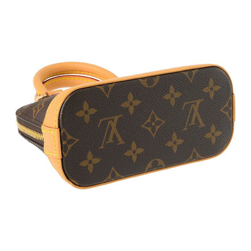 Louis Vuitton Shoulder Bag Nano Alma Brown
