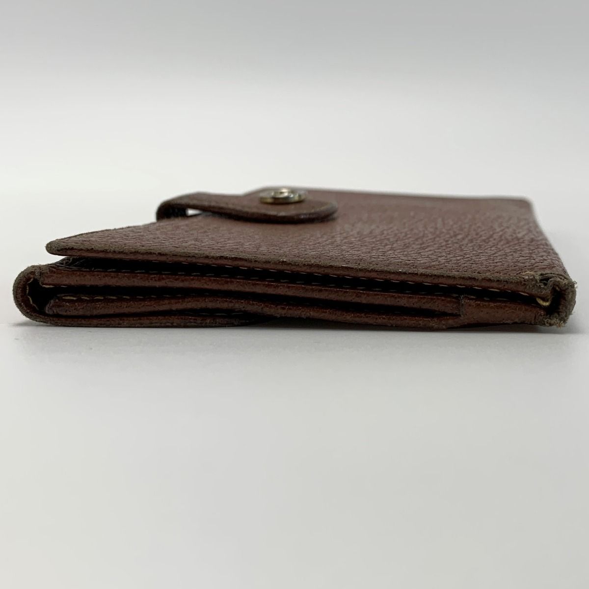 Gucci Interlocking G Pig Leather 035･381･0294 Brown Long Wallet Ladies