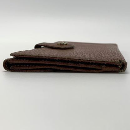 Gucci Interlocking G Pig Leather 035･381･0294 Brown Long Wallet Ladies