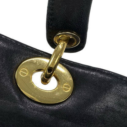 Dior/christian Dior Handbag Lady Dior Large Bag Black Leather