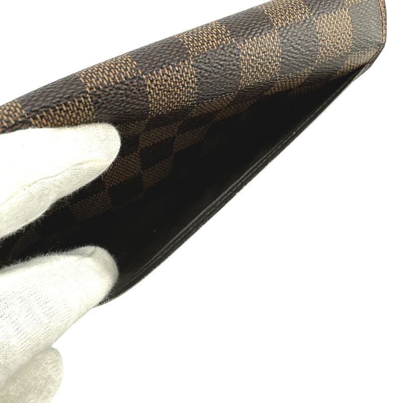 Louis Vuitton N63209 Damier Round Zipper Portefeuille Sarah Long Wallet Louis
