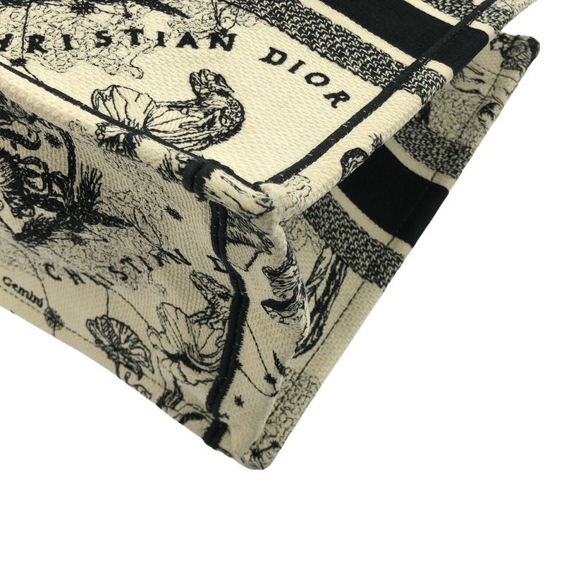 Christian DIOR - Dior Zodiac Book Tote Bag Medium Canvas - White - Women