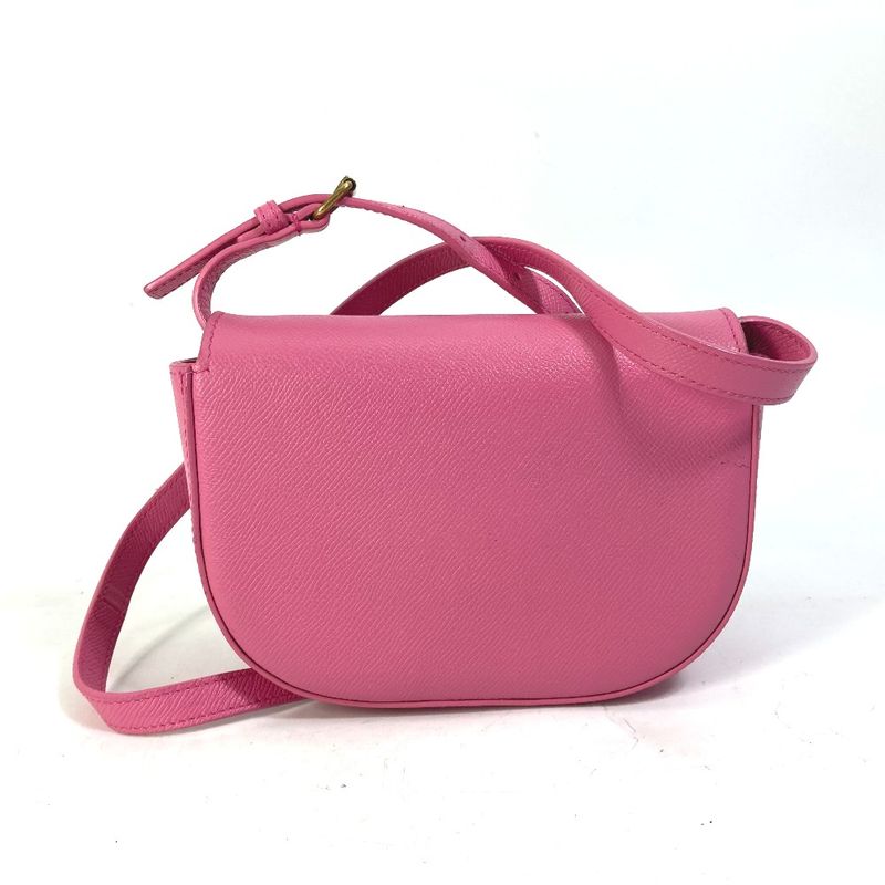 Balenciaga Shoulder Bag Ville Di 550639 Leather Pink