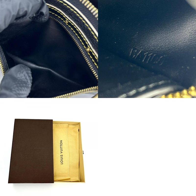 Louis Vuitton Long Wallet Zippy Wallet M93029 Suhari Round Zipper Leather Black