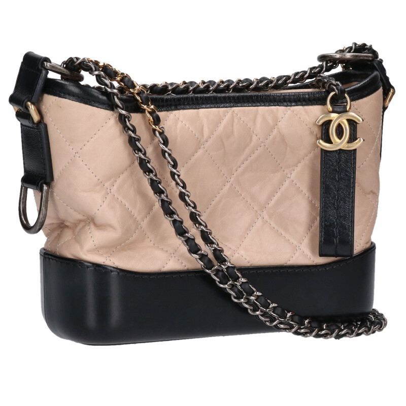 Chanel Gabrielle De Chanel Calfskin Small Hobo Shoulder Bag Women