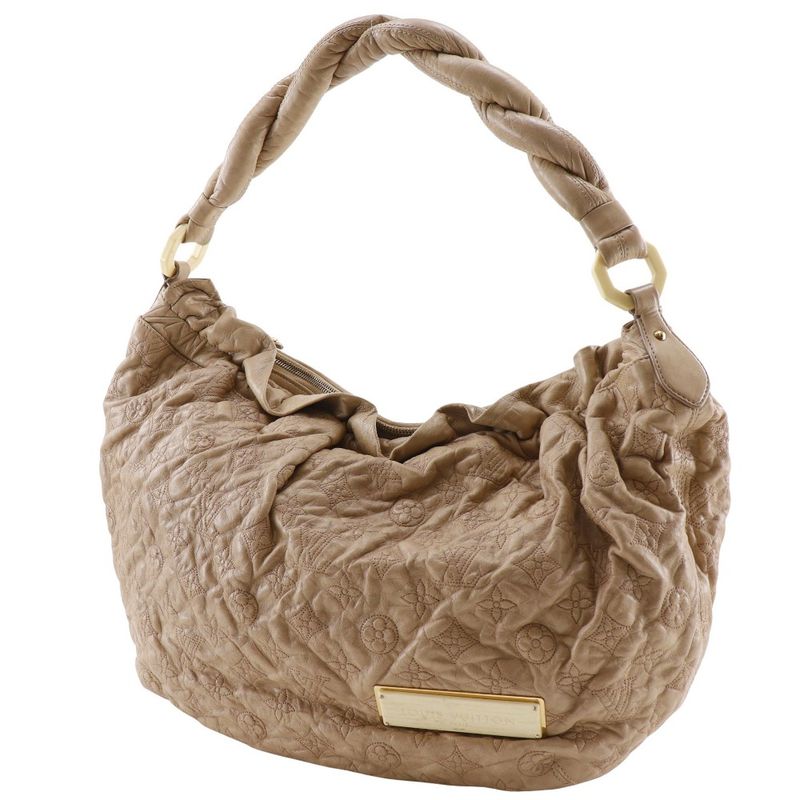 Louis Vuitton Nimbus GM Monogram-olympe M95423 Lambskin Beige Rc0037 Ladies