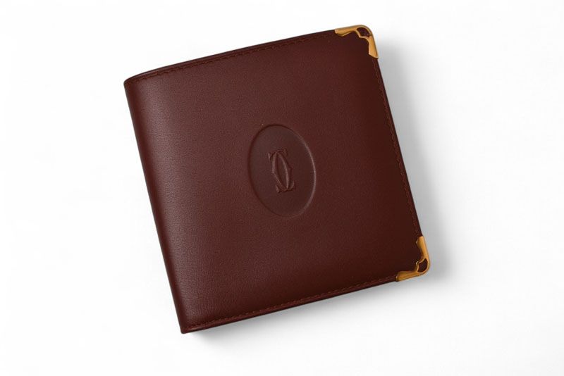 Cartier Fold Wallet Vintage Cartier Men's Must De Cartier Bordeaux 73184192