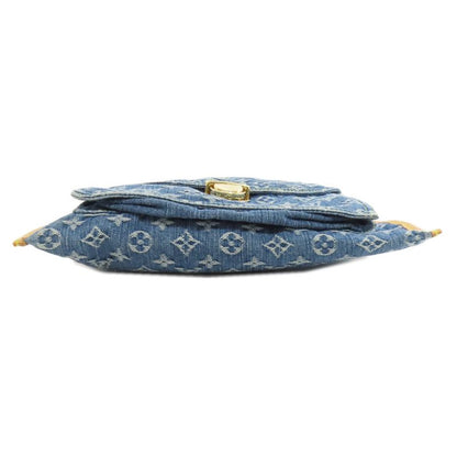 Louis Vuitton M95018 Flat Shopper Tote Bag Monogram Denim Women