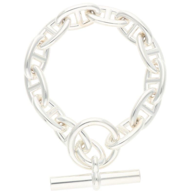 Hermes Chaine D'ancre GM Chaine D'ancre GM Silver Bracelet Men's 12link